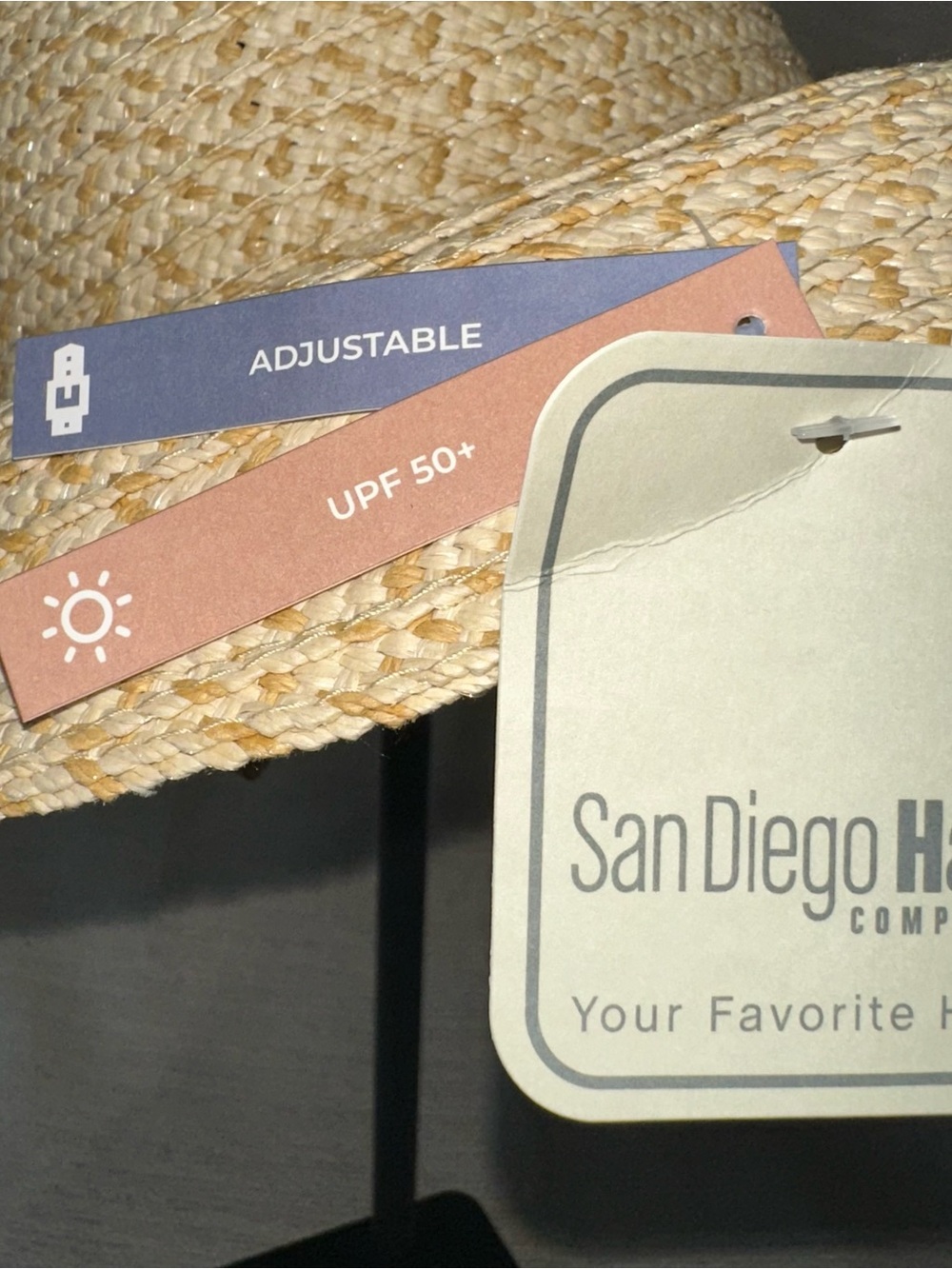San Diego Hat Co Sun Hat UPF #50 and Adjustable… see pink one I listed also - Picture 3 of 8